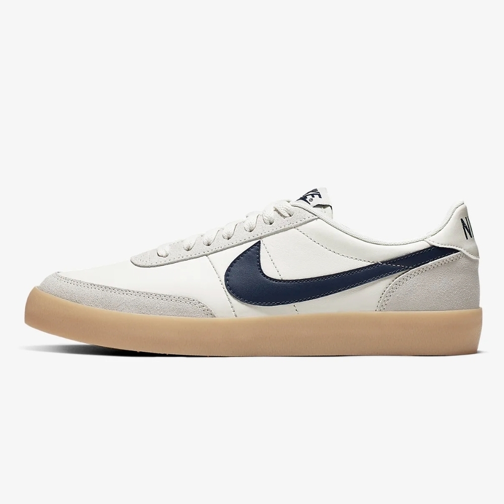 Nike Killshot 2 Leather. Size 7.5. Color: White and Navy Blue.